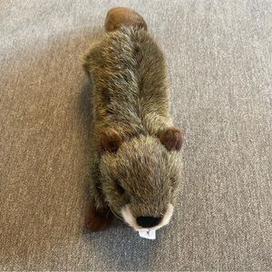 Russ Yomiko Classics Beaver Plush Life Like in EUC 14” Long from nose to tail